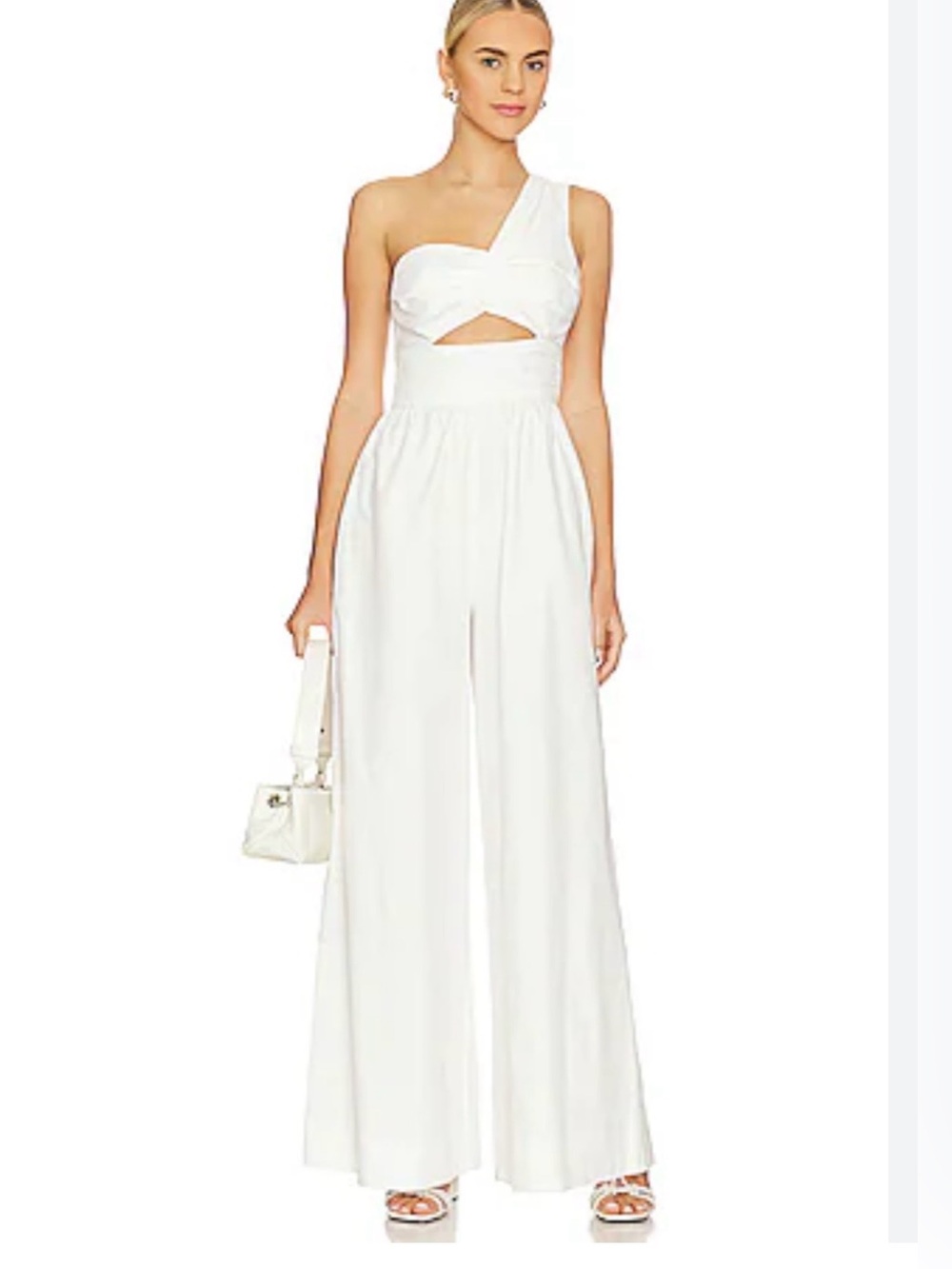 AMUR Laurie one shoulder jumpsuit. Size 4. (Runs small) worn once. Cleaned.
